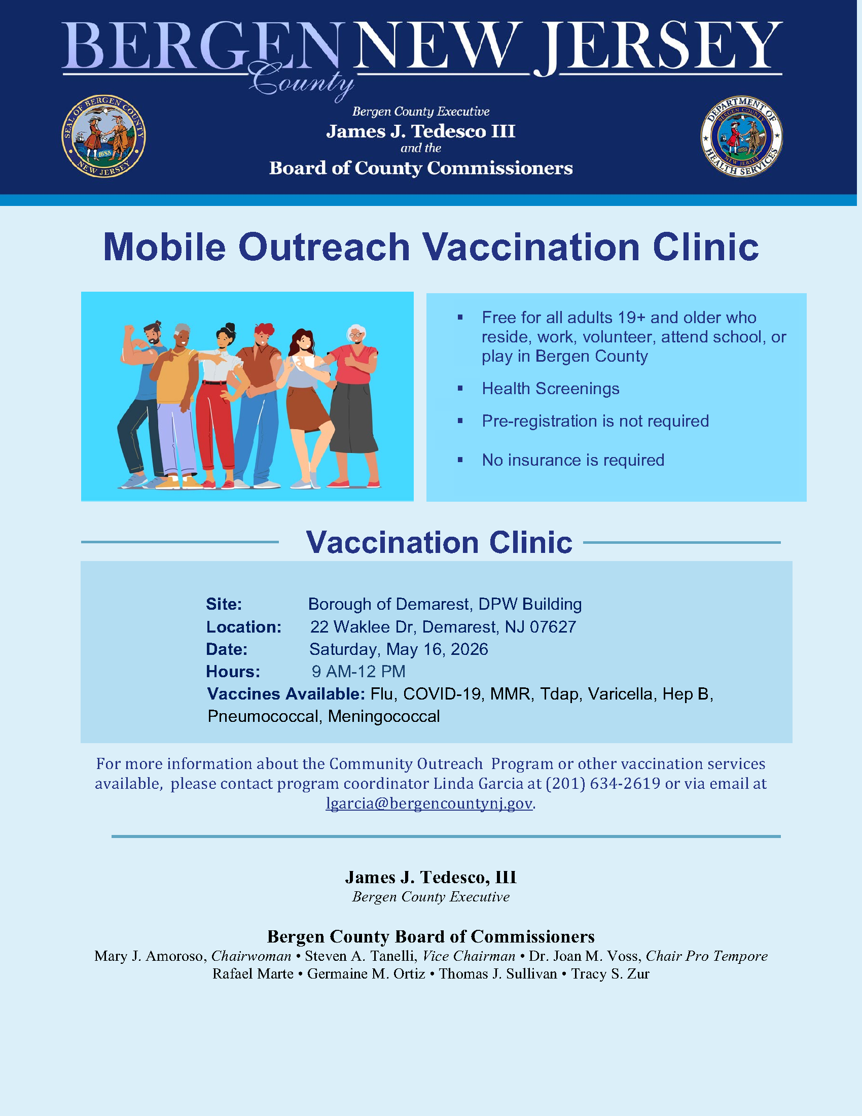 Demarest Mobile Vaccine Flyer